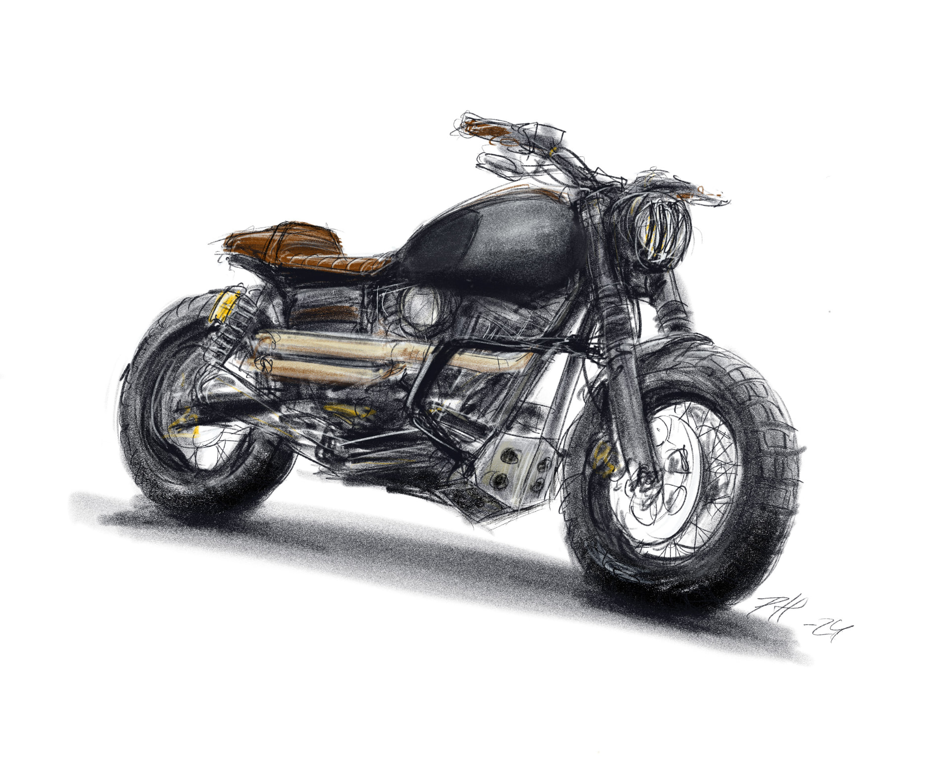 Concept sketch for Dyna Scrambler